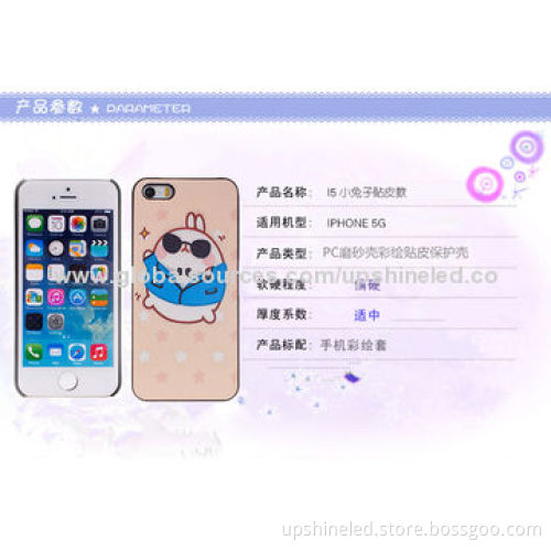 PC Cases Paste Rabbit for iPhone, OEM/ODM Orders are Welcome